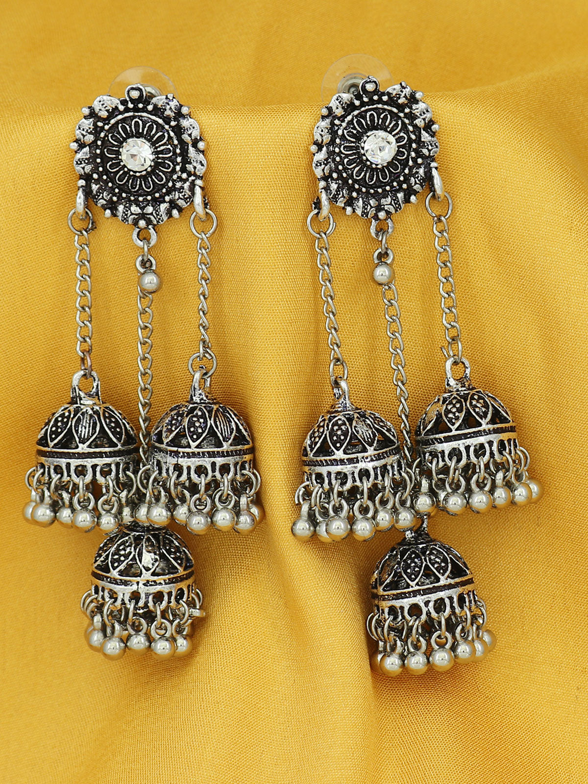 Sukkhi Alluring Oxidised Chandelier Earring for Women SKR56751