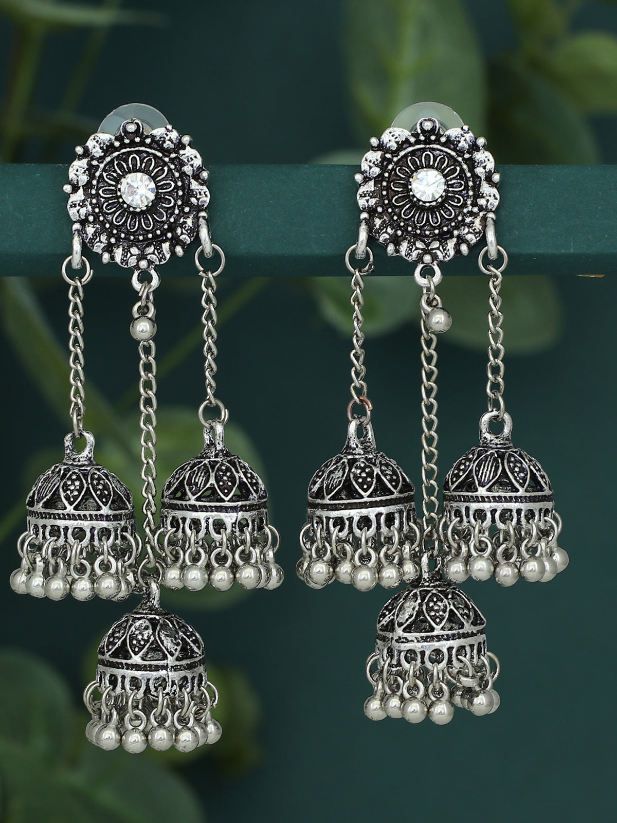 Sukkhi Alluring Oxidised Chandelier Earring for Women SKR56751