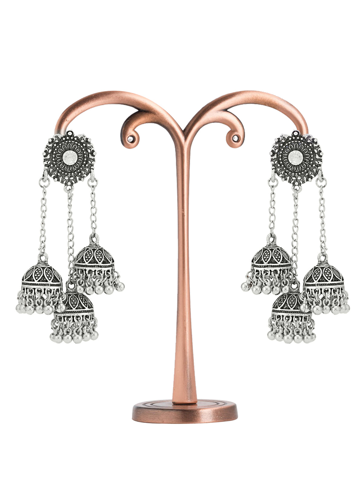 Sukkhi Alluring Oxidised Chandelier Earring for Women SKR56751