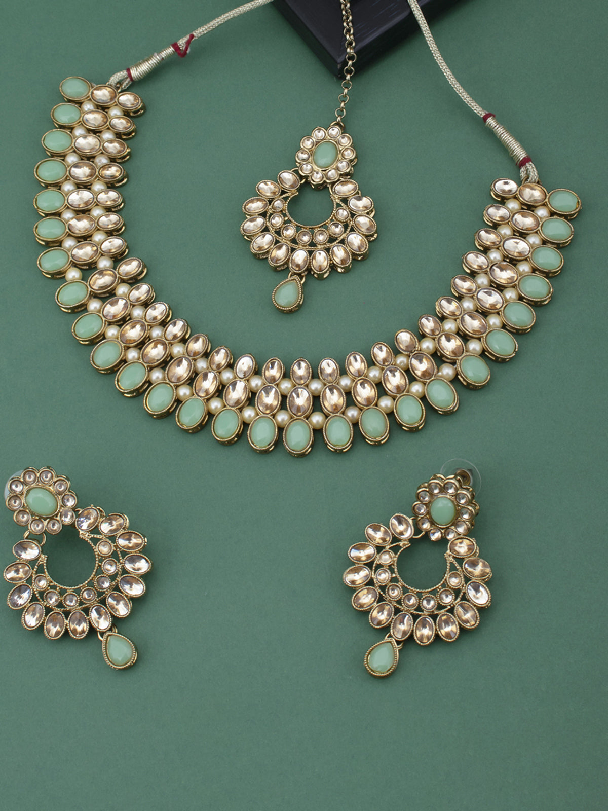 Sukkhi Elegant LCT Gold Plated Choker Necklace Set for Women SKR73346
