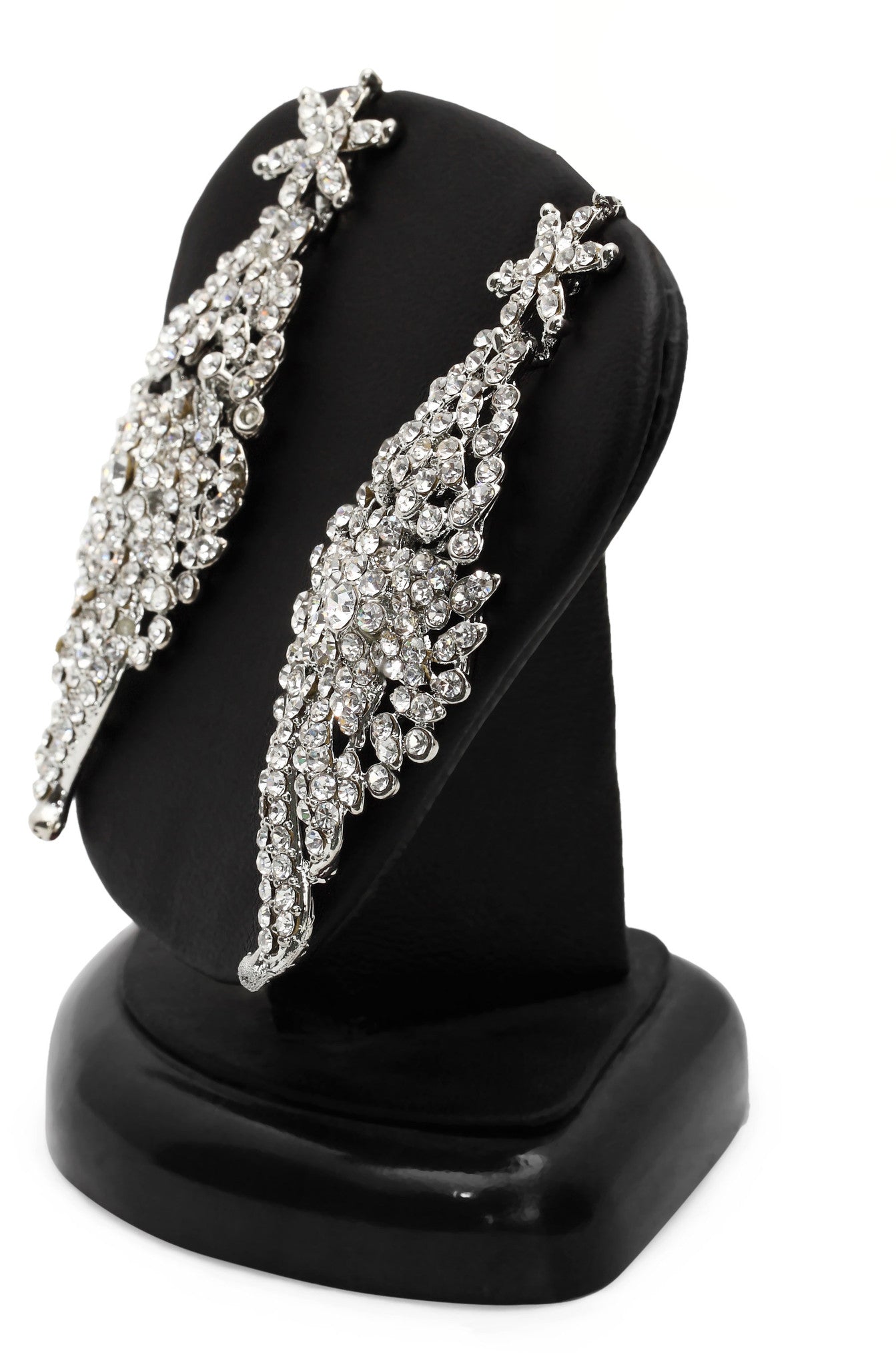 Sukkhi Sleek Rhodium plated AD Stone Necklace Set-2