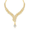 Sukkhi Fine Gold Plated Australian Diamond Stone Studded Necklace Set-1