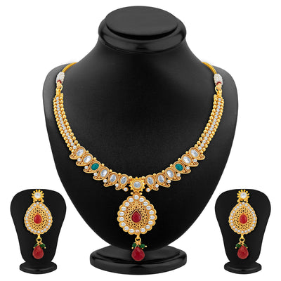 Sukkhi Graceful Gold Plated Necklace Set