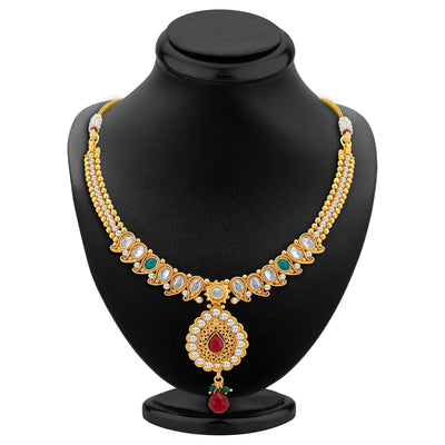 Sukkhi Graceful Gold Plated Necklace Set-2