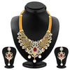 Sukkhi Sparkling Gold Plated AD Necklace Set For Women