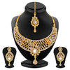 Sukkhi Amazing Gold Plated AD Set of 2 Necklace Set Combo For Women-4