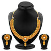 Sukkhi Eye-Catchy Jalebi Design Gold Plated Necklace Set For Women