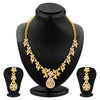 Sukkhi Alluring Gold Plated AD Necklace Set For Women