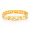 Sukkhi Elegant Gold and Rhodium Plated Bracelet For Men