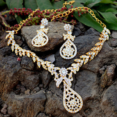 Sukkhi Glimmery 3 Pieces Necklace Set Combo