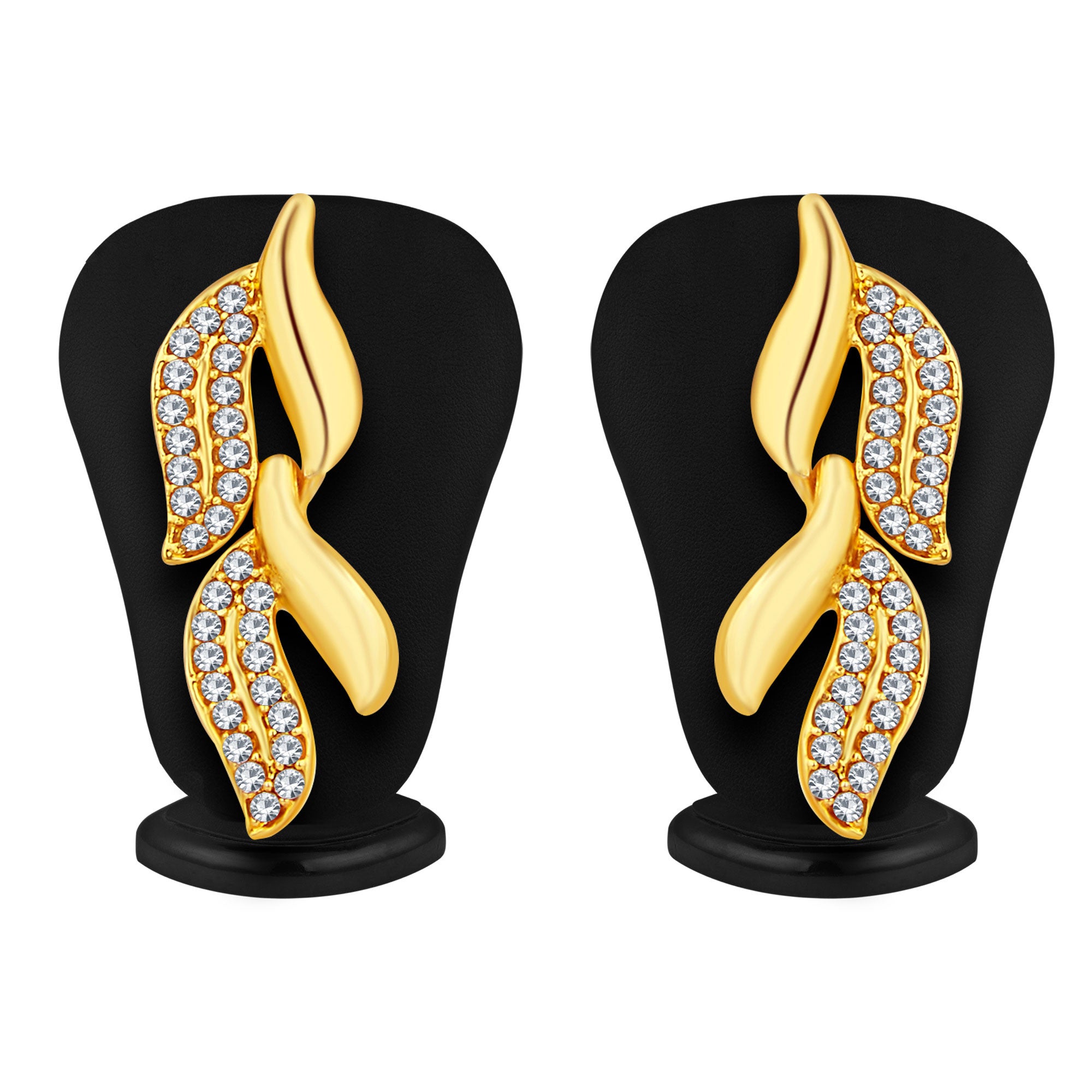 Sukkhi Graceful Gold Plated AD Necklace Set For Women-4