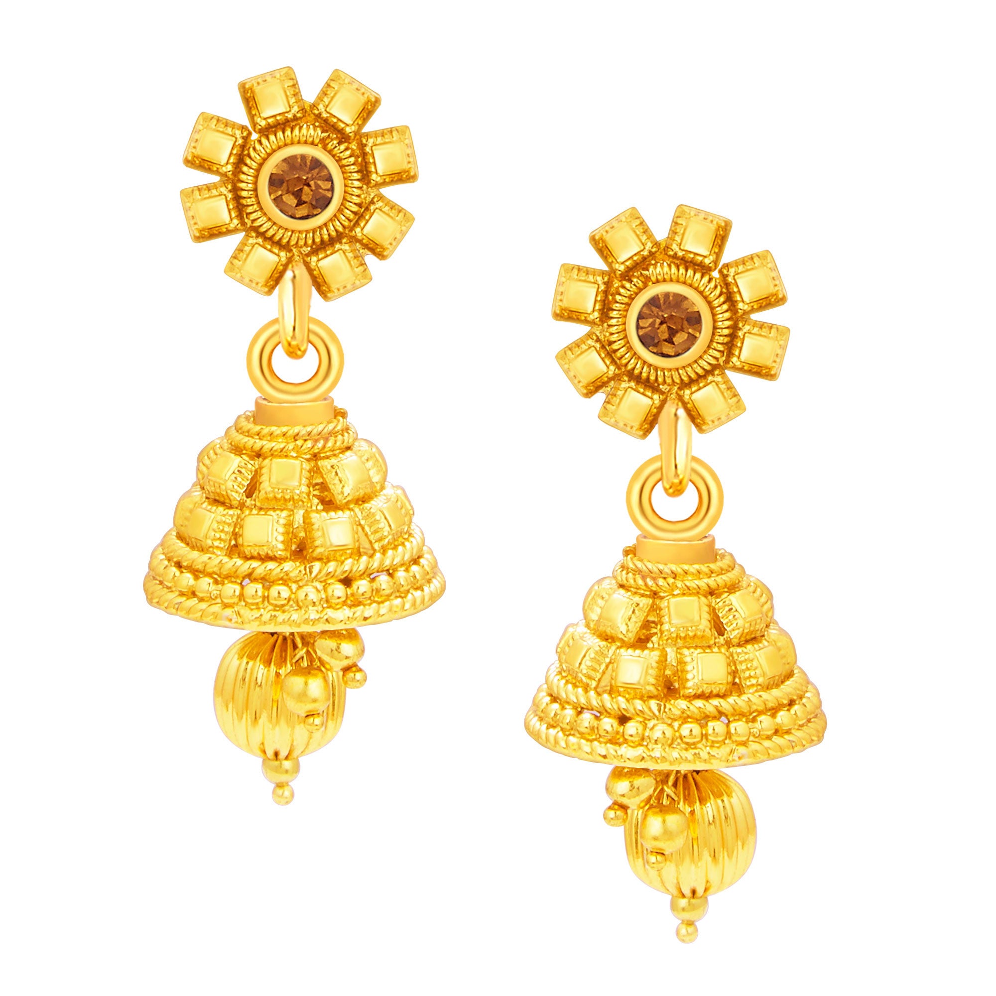 Sukkhi Magnificent Four String Gold Plated Necklace Set For Women-4