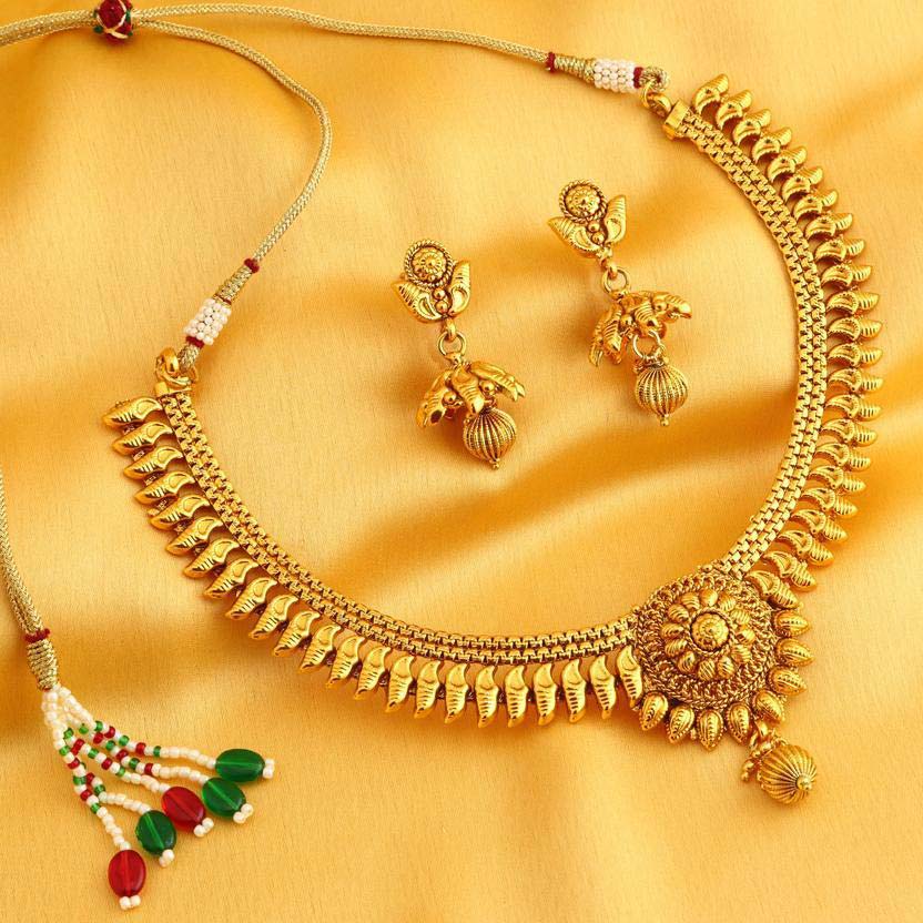Sukkhi Elegant Gold Plated Necklace Set For Women