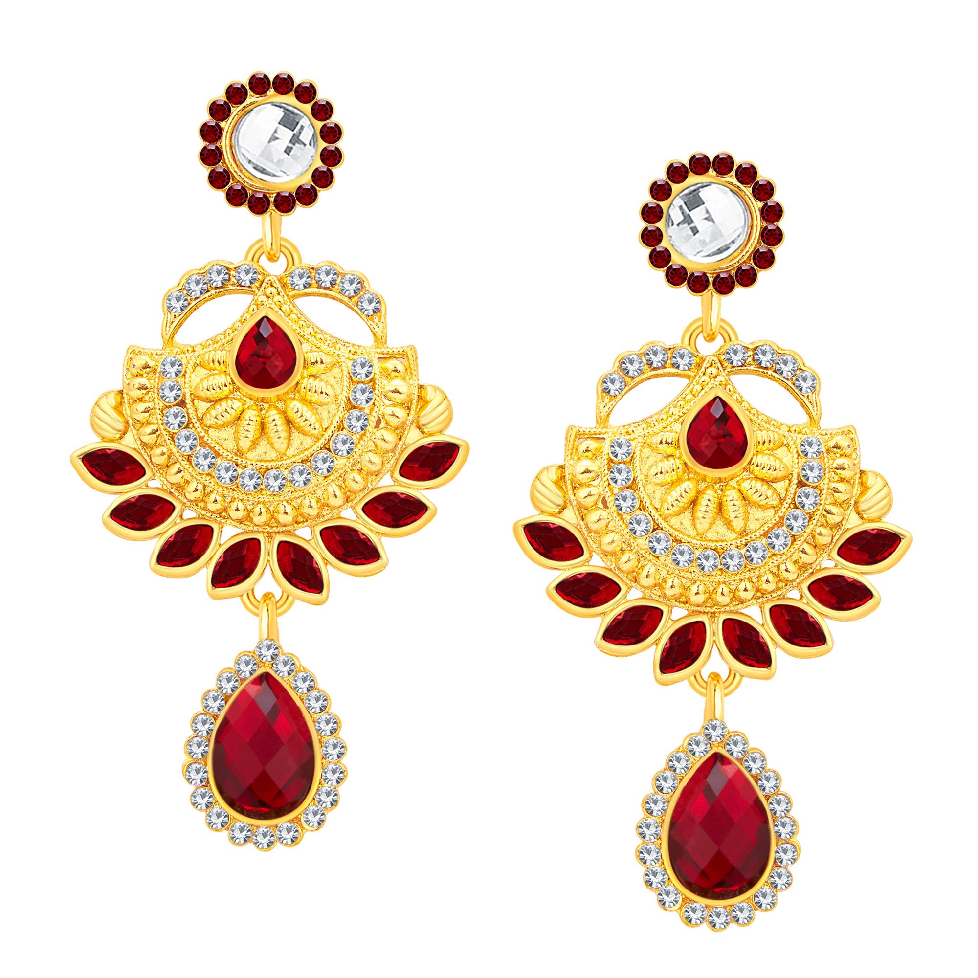 Sukkhi Elegant Gold Plated AD Necklace Set For Women-5