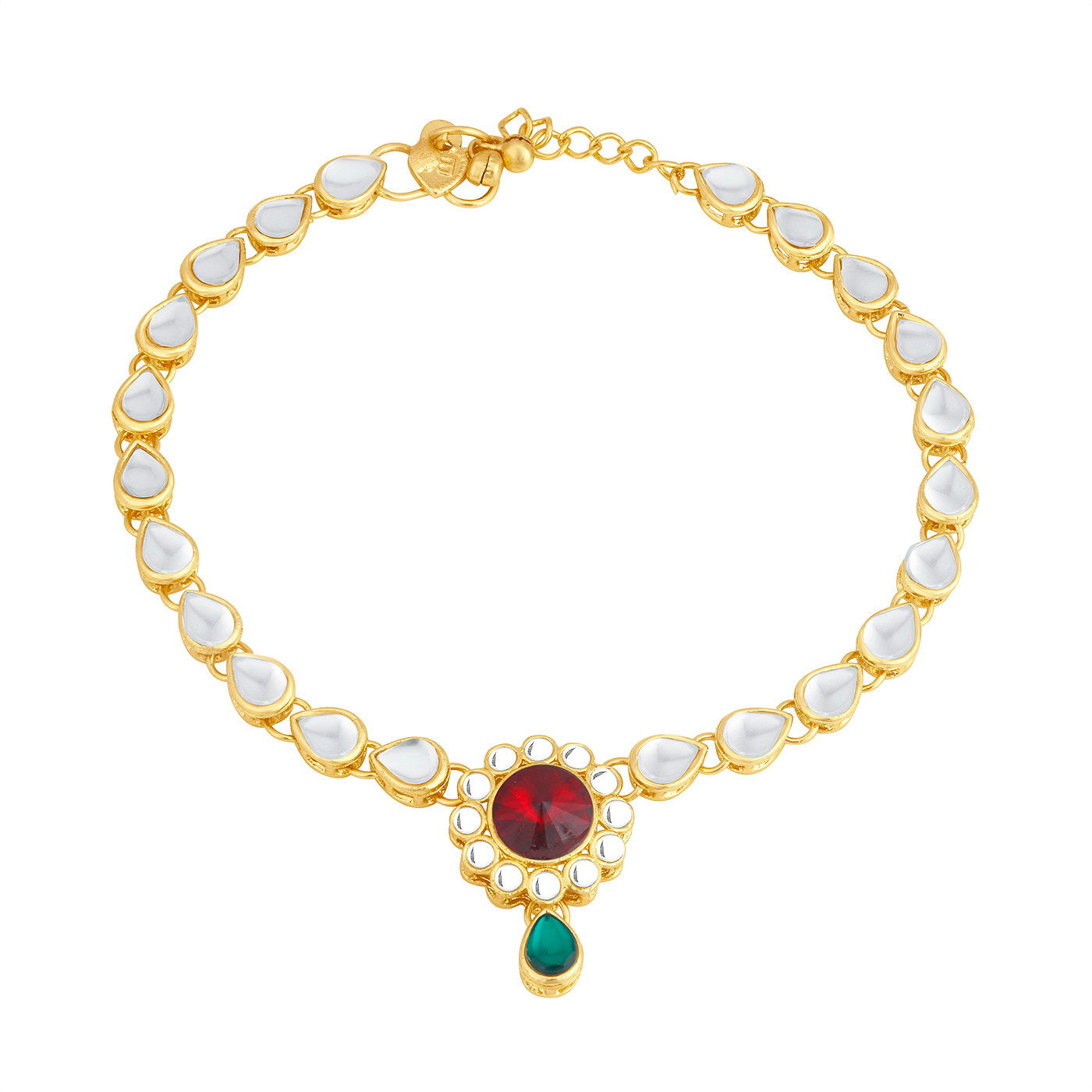 Sukkhi Ritzy Gold Plated Anklet for women