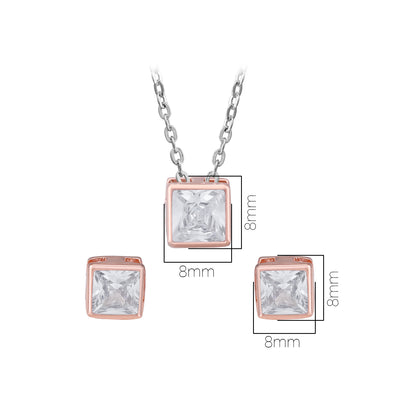 Pissara by Sukkhi Delicate 925 Sterling Silver Cubic Zirconia Pendant Set For Women And Girls|with Authenticity Certificate, 925 Stamp & 6 Months Warranty