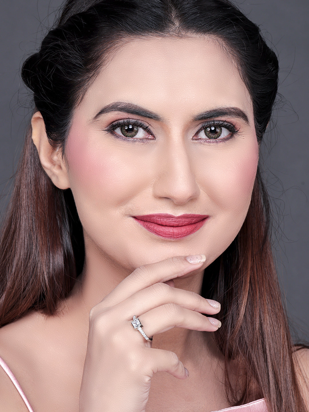 Pissara by Sukkhi Lovely 925 Sterling Silver Cubic Zirconia Finger Ring For Women And Girls|with Authenticity Certificate, 925 Stamp & 6 Months Warranty