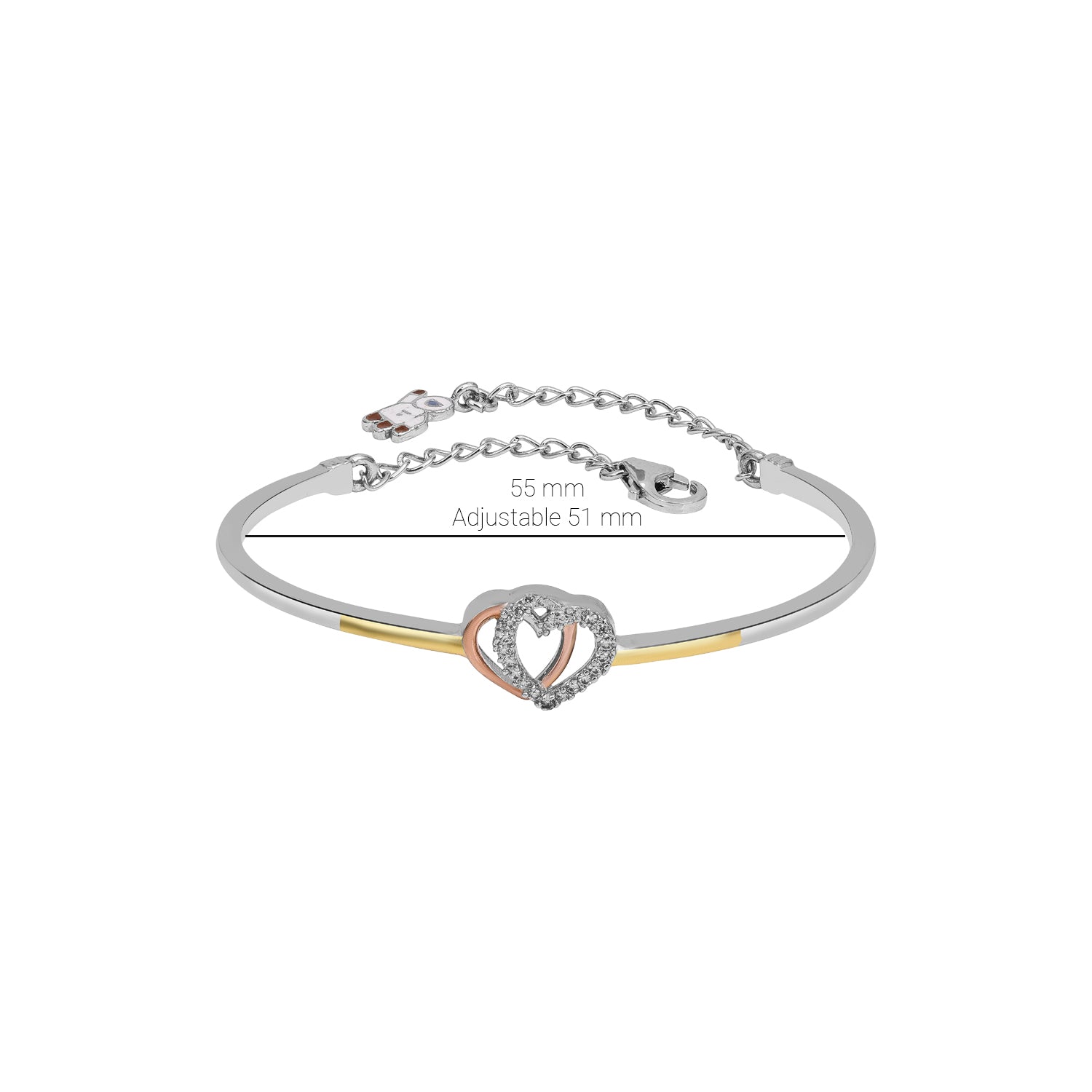 Pissara by Sukkhi Traditional 925 Sterling Silver Cubic Zirconia Bracelets For Women And Girls|with Authenticity Certificate, 925 Stamp & 6 Months Warranty