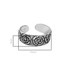Pissara by Sukkhi Lovely 925 Sterling Silver Toe Rings For Women And Girls|with Authenticity Certificate, 925 Stamp & 6 Months Warranty
