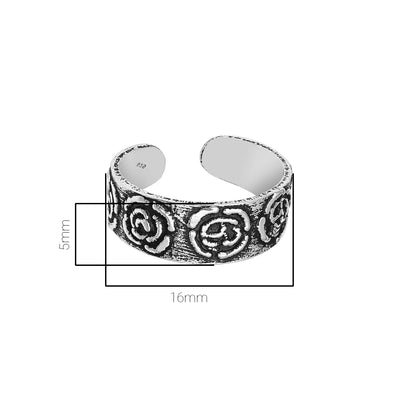 Pissara by Sukkhi Lovely 925 Sterling Silver Toe Rings For Women And Girls|with Authenticity Certificate, 925 Stamp & 6 Months Warranty