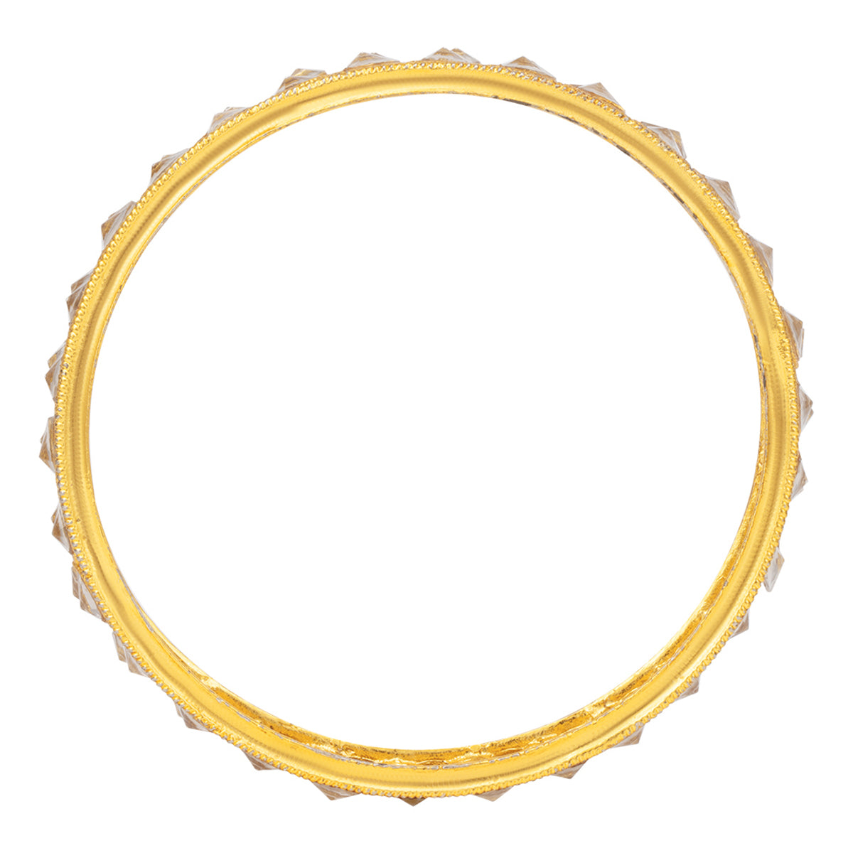 Sukkhi Beguiling Gold Plated Kundan (Set of 2) Bangle For Women (B100503_2.4)