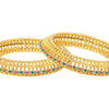 Sukkhi Finely Gold Plated Ad Diamond (Set of 2) Bangle For Women (B100524_2.4)