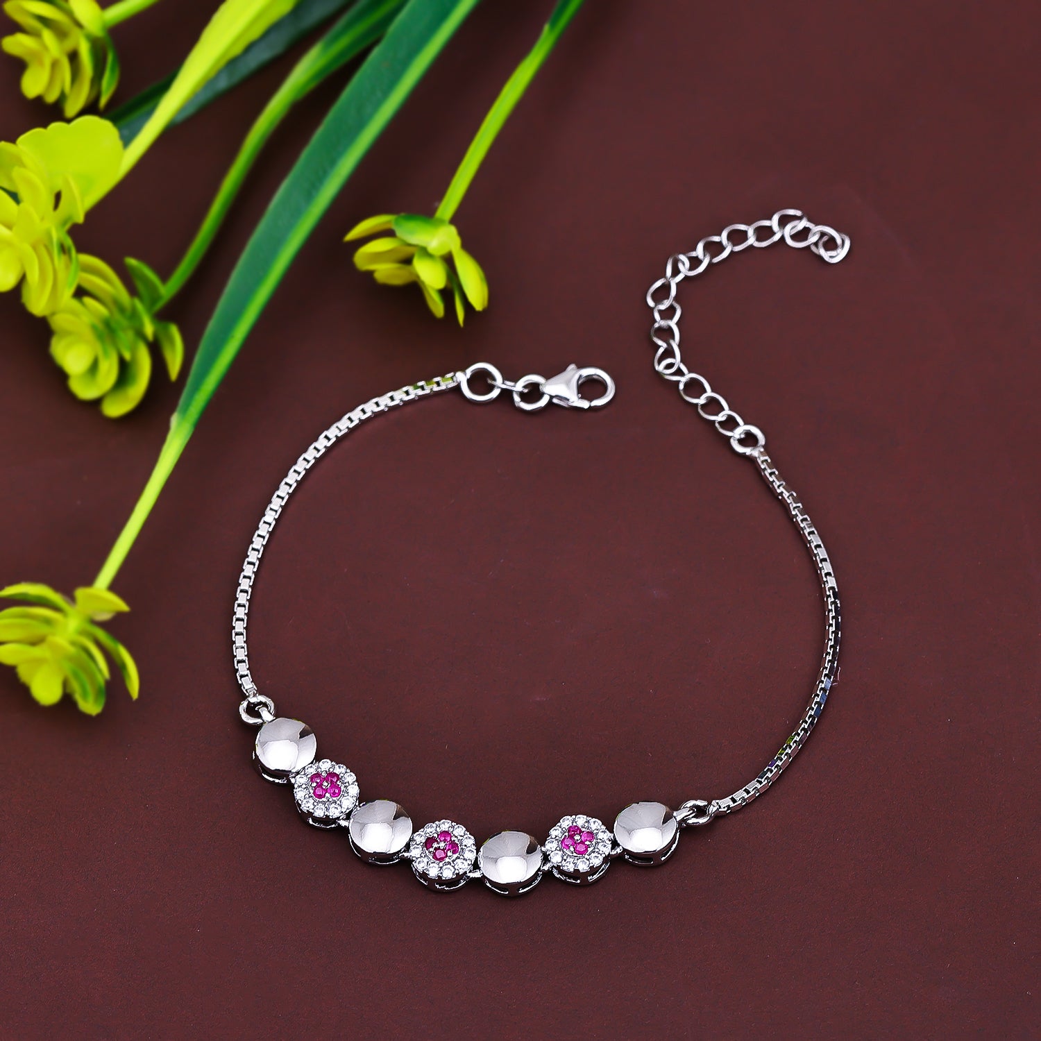 Pissara by Sukkhi Delicate 925 Sterling Silver Cubic Zirconia