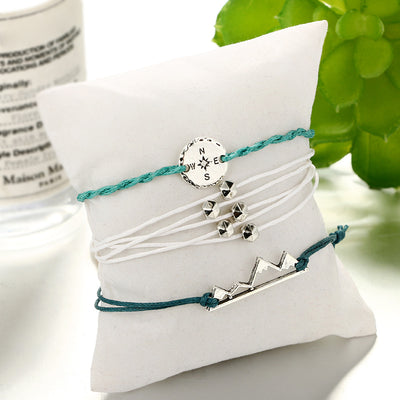 Scintillare by Sukkhi Glamorous Rhodium Plated Multi Layered Bracelet for Women