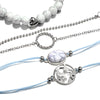 Scintillare by Sukkhi Modern Multi Layered Oxidised Bracelet for Women