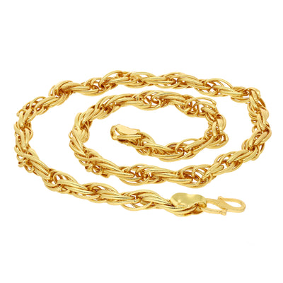 Sukkhi Elegant Gold Plated Unisex Rope Chain