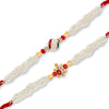 Sukkhi Elegant Gold Plated Turtle Rakhi Combo (Set of 2) with Roli Chawal and Raksha Bandhan Greeting Card For Men