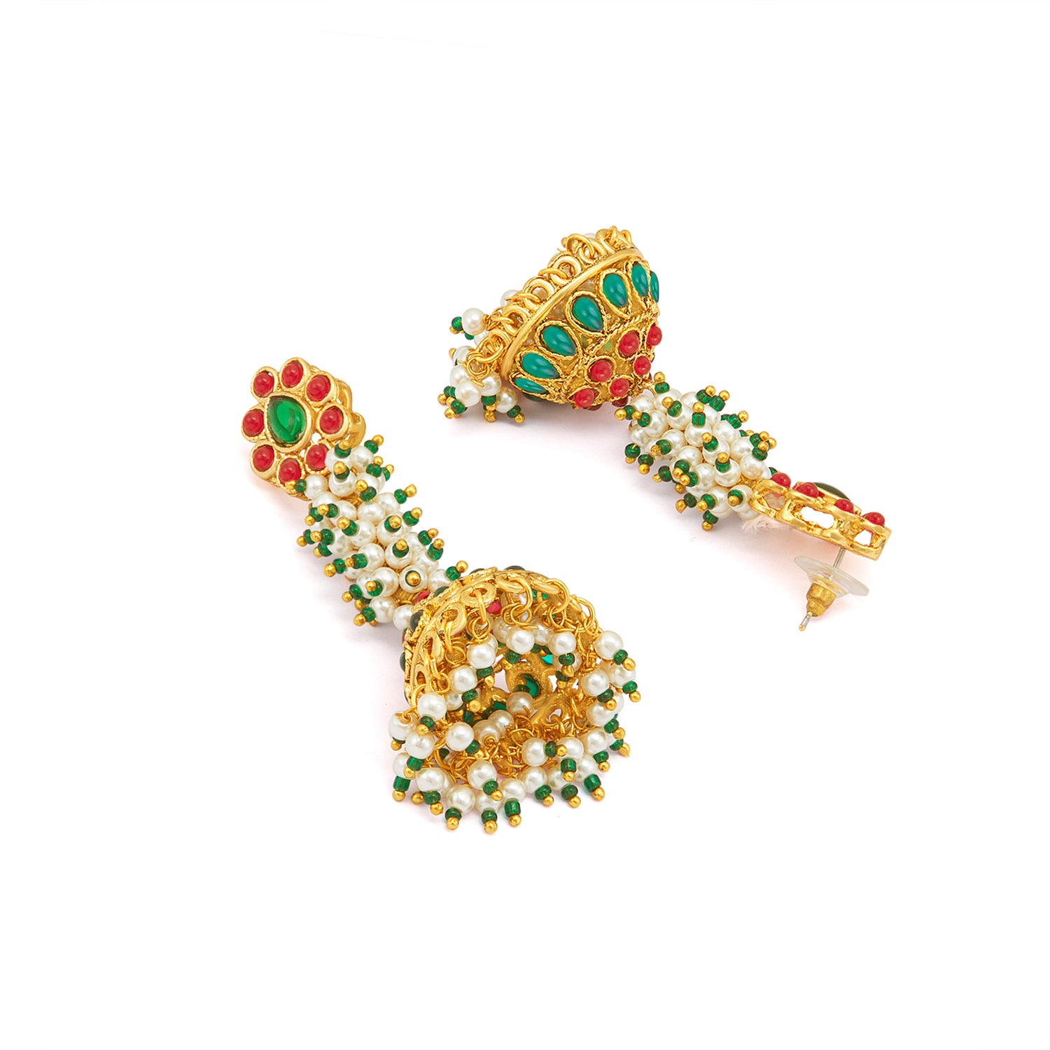 Sukkhi Exclusive Pearl Gold Plated Jhumki Earring for Women