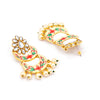 Sukkhi Attractive Pearl Gold Plated Kundan Meenakari Chandbali Earring for Women (E100403)