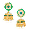 Sukkhi Ravishing Pearl Gold Plated Kundan Jhumki Earring for Women