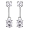 Pissara by Sukkhi Marvelous 925 Sterling Silver Cubic Zirconia Earrings For Women And Girls|with Authenticity Certificate, 925 Stamp & 6 Months Warranty