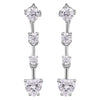 Pissara by Sukkhi Awesome 925 Sterling Silver Cubic Zirconia Earrings For Women And Girls|with Authenticity Certificate, 925 Stamp & 6 Months Warranty