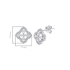 Pissara by Sukkhi Stunning 925 Sterling Silver Cubic Zirconia Earrings For Women And Girls|with Authenticity Certificate, 925 Stamp & 6 Months Warranty