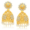 Sukkhi Pretty Gold Plated Jhumki Earring For Women