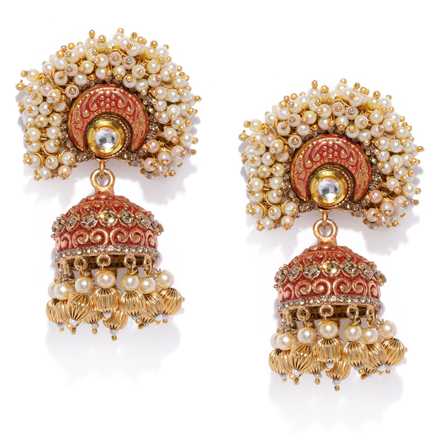 Sukkhi Exclusive Mint Collection Gold Plated Jhumki Earring for Women