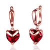 Sukkhi Exquisite Valentine Heart Crystal Gold Plated Earring for Women