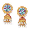 Sukkhi Dazzling Gold Plated Pearl Jhumki Earring for Women