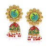 Sukkhi Modish Gold Plated Meenakari Jhumki Earring for Women