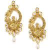 Sukkhi Ravishing Kundan Gold Plated Pearl Dangle Earring for Women