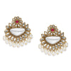 Sukkhi Adorable Kundan Gold Plated Pearl Earring for Women