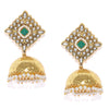 Sukkhi Luxurious Kundan Gold Plated Pearl Jhumki Earring for Women