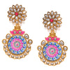 Sukkhi Elegant Gold Plated Kundan Chandelier Earring for Women