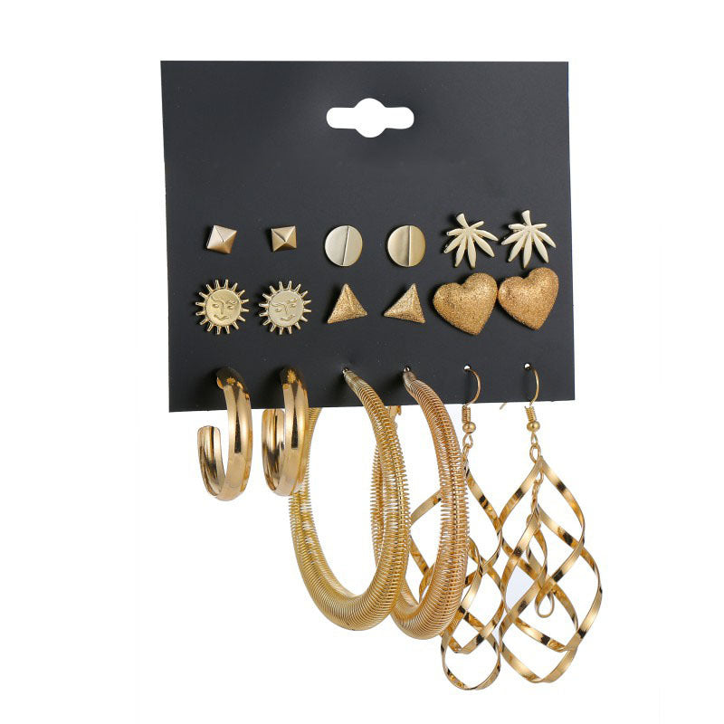 Scintillare by Sukkhi Stunning Gold Plated Stud Earring Combo for Women