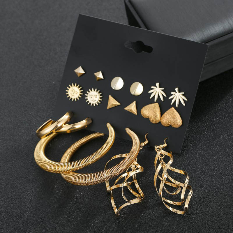 Scintillare by Sukkhi Stunning Gold Plated Stud Earring Combo for Women