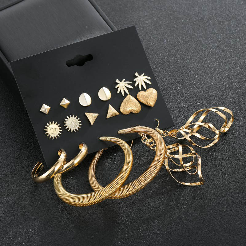 Scintillare by Sukkhi Stunning Gold Plated Stud Earring Combo for Women