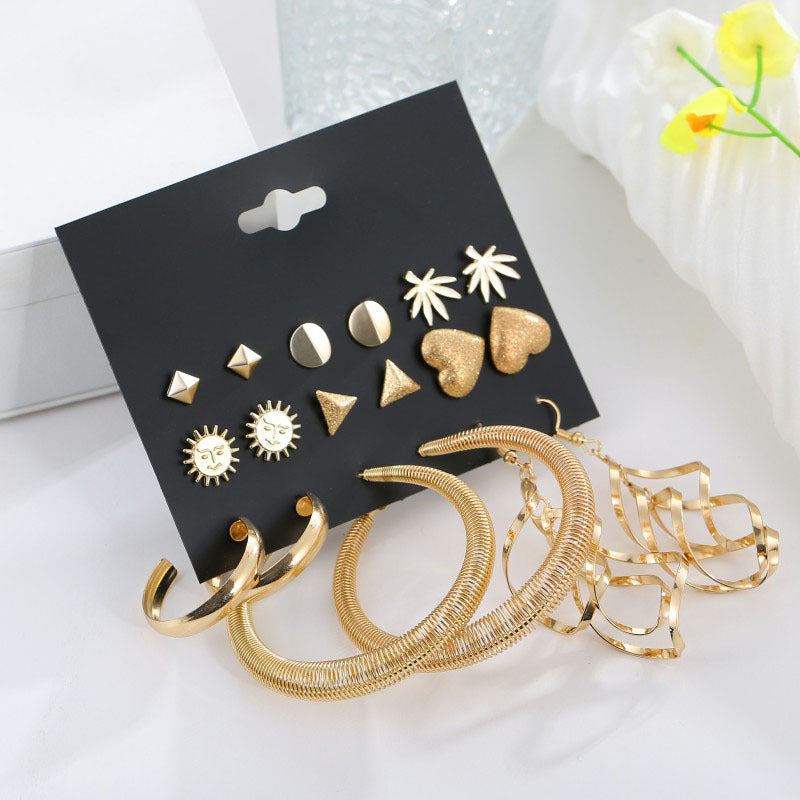 Scintillare by Sukkhi Stunning Gold Plated Stud Earring Combo for Women